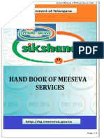 Mee Seva Hand Book Final
