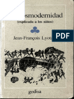 LYOTARD la postmodernidad