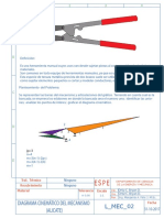 Título: Diagrama Cinemático Del Mecanismo (Alicate)