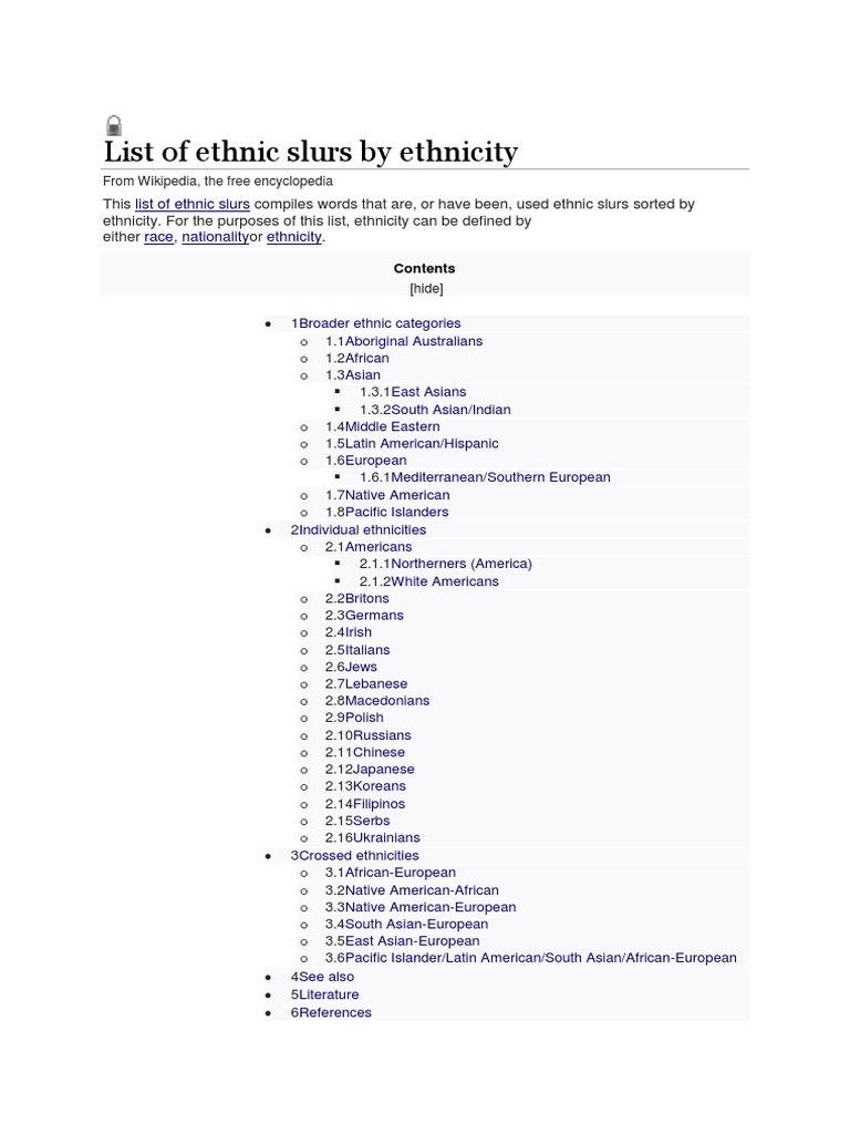 List of ethnic slurs by ethnicity pdf mulatto race and ethnicity