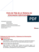 Ciclo de Vida de Un Sistema de Información Administrativo