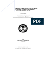Evaluasi Penerimaan Pajak Penghasilan Orang Pribadi Pada Kantor Pelayanan Pajak (KPP) Pratama Yogyakarta Periode 2011-2013