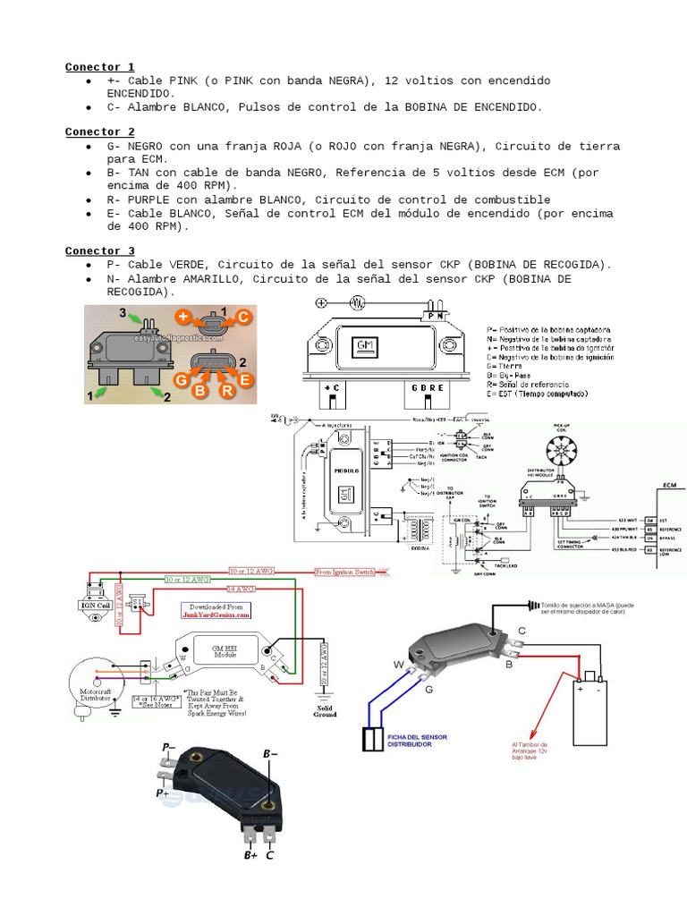 Diagrama Módulo Encendido Chevrolet TBI | PDF | Informática | Tecnología