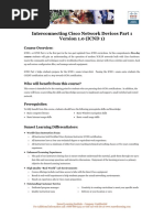 Interconnecting Cisco Network Devices Part 1 Version 1.0 (ICND 1)