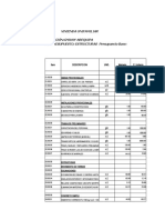 Cronograma de Estructuras