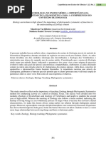 CURRÍCULO DE BIOLOGIA NO ENSINO MÉDIO