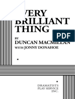 Every Brilliant Thing: Duncan Macmillan