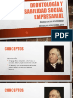 Deontología y Responsabilidad Social Empresarial