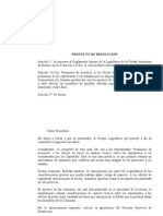 Resolución - Modificación Reglamento Interno de La Legislatura Referida A Las Reuniones de Asesores