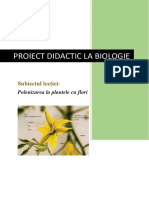 Proiect Didactic Polenizarea