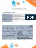 Guía para El Uso de Recursos Educativos - Diagrama de Gantt y Presupuesto