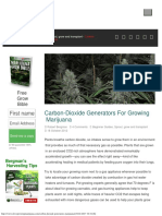Carbon-Dioxide Generators For Growing Marijuana