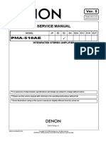 Service Manual: PMA-510AE