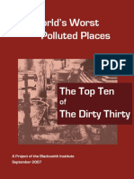 THE WORLD'S WORST POLLUTED PLACES The Top Ten