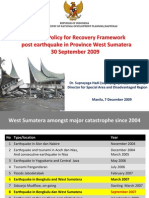 Download National Policy for Recovery Framework Post Earthquake in West Sumatera Province by Asian Development Bank SN38038354 doc pdf