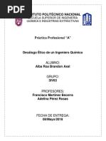 Decálogo Ético Ingeniero Químico