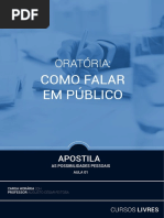 Aula1_Apostila-Oratória- Como Falar Em Público
