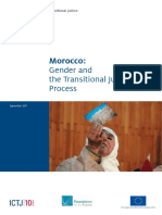 ICTJ. Morocco. Gender and The Transitional Justice Process. 2011