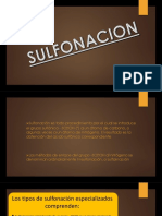 Sulfonacion