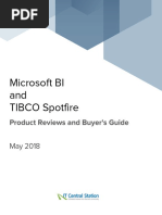 Microsoft BI vs. TIBCO Spotfire Report From IT Central Station 2018-05-04