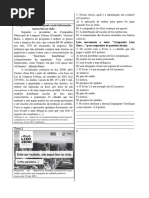 Exercício de língua portuguesa