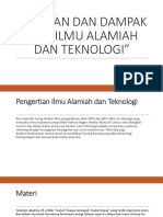 PERANAN DAN DAMPAK DARI ILMU ALAMIAH DAN TEKNOLOGI.pptx