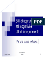 Stili Di Apprendimento