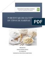 Determinación de Gluten en Harinas