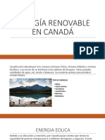 Energía Renovable en Canadá