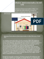 Sistema Fotovoltaico de Interconexion A La Red Cfe