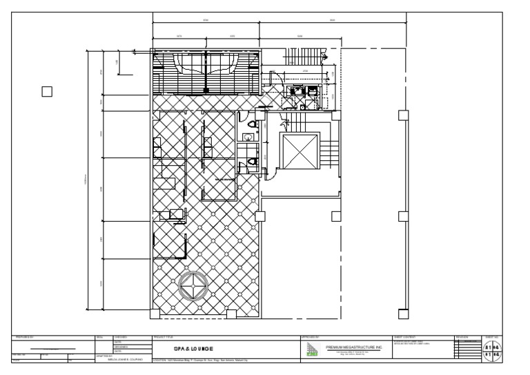 Lobby Area Floor Plan and Details | PDF