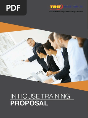 Proposal Inhouse Training 2016