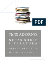 ADORNO Theodor - Notas sobre literatura.pdf