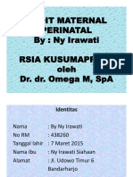 Audit Material Perinatal - DR - Dr. Omega Mellyana, Sp.a