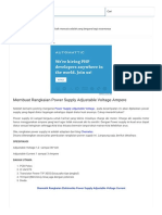 Membuat Rangkaian Power Supply Adjustable Voltage Ampere - Rosyid WZ's Blog