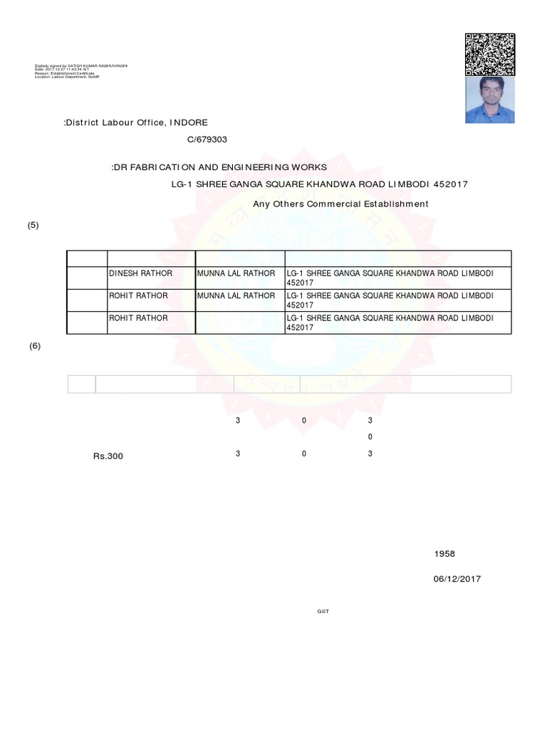 Registration Certificate | PDF