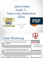 Patient Safety Topic 11