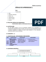 Módulos de Aprendizaje 3° - Junio