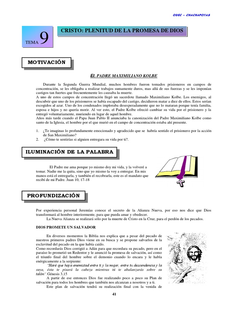 La Nueva Alianza y la Promesa de Dios | PDF | Cristo (título) | Dios en ...
