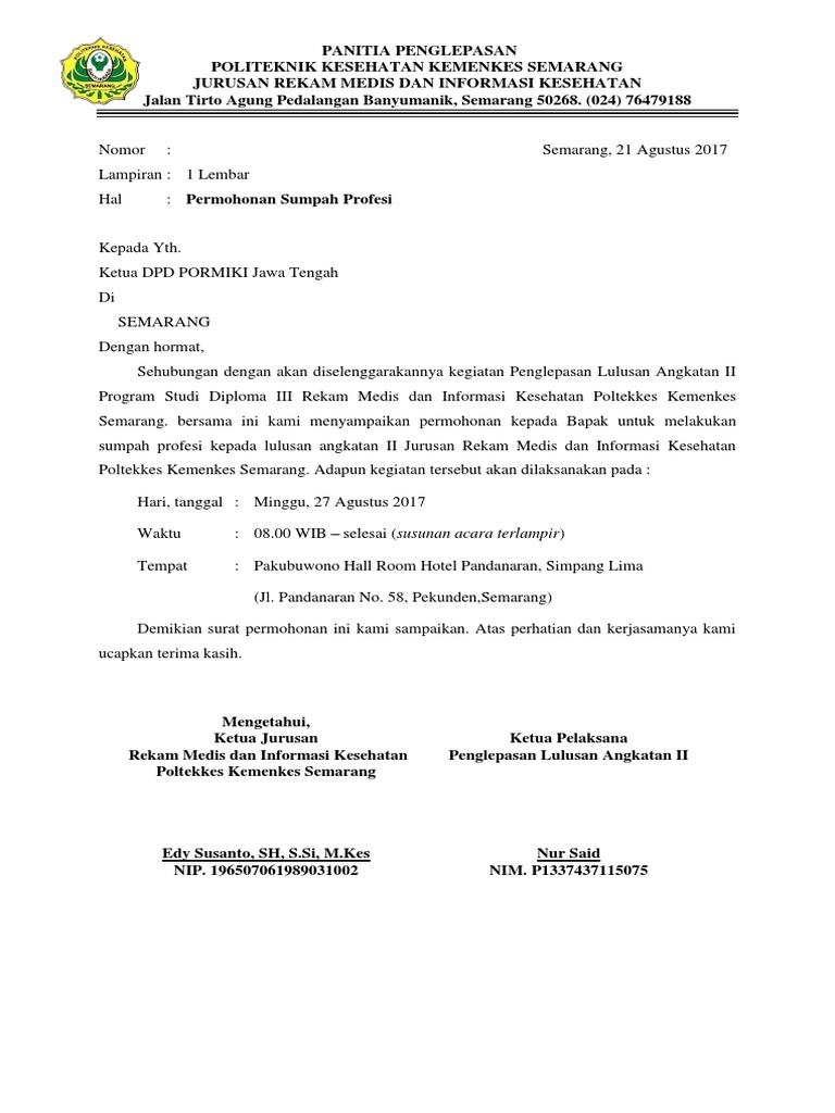 Surat Permohonan