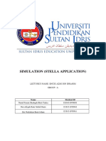 Simulation (Stella Application) : Lecture'S Name: Encik Azmi Bin Ibrahim Group: A