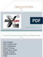 BELAJAR MASTERCAM X5 BUBUT