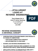 Reverse Engineering Aircraft Parts