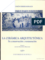 La Ceramica Arquitectonica Su Conservación y Restauración