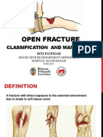 Open Fracture Classification and Management