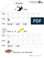 Bird Ird Ird: Letter-Writing B and P
