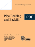 Pipe Bedding and Backfill: Geotechnical Training Manual No. 7