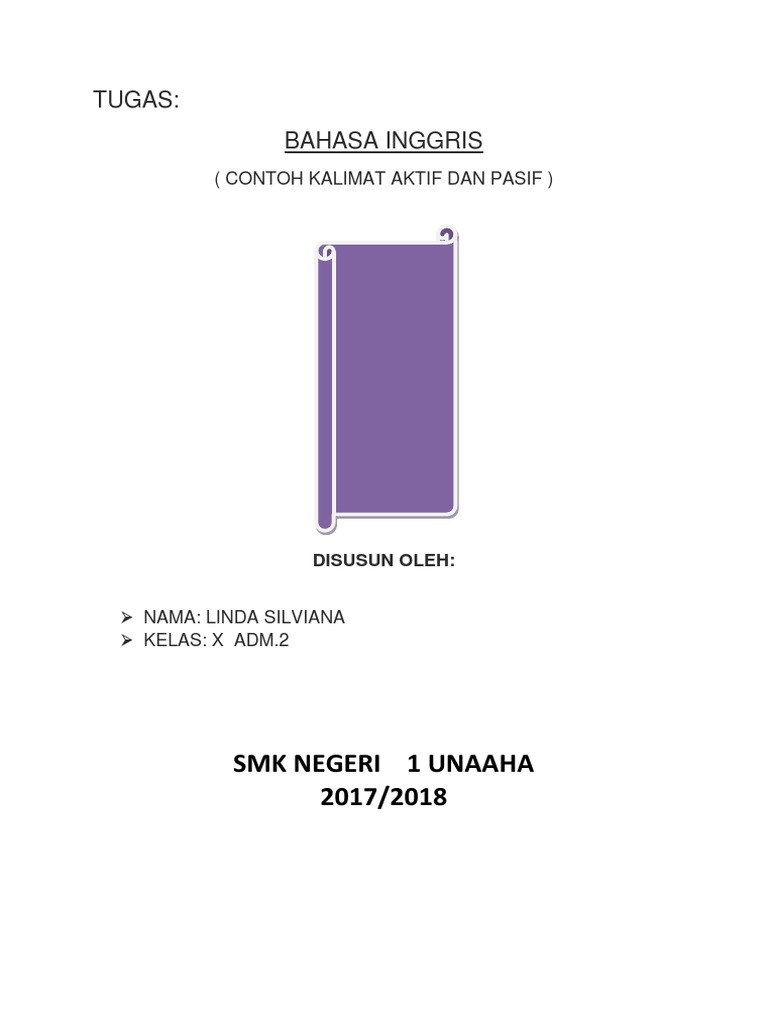 Contoh Future Tense Aktif Dan Pasif - Simak Gambar Berikut