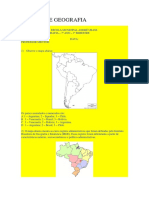 Provas de Geografia