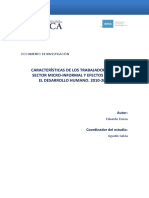 Observatorio Doc Investigacion Trabajo Sector Informal